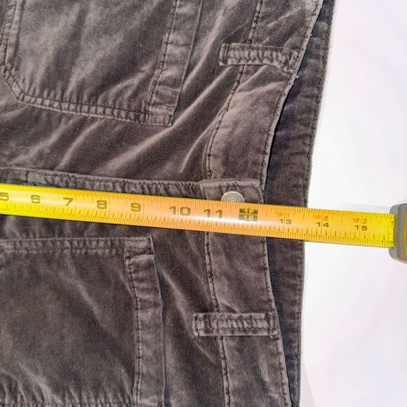 Free People High Time Velvet Kick Flare pants black | size 10 - Picture 12 of 13